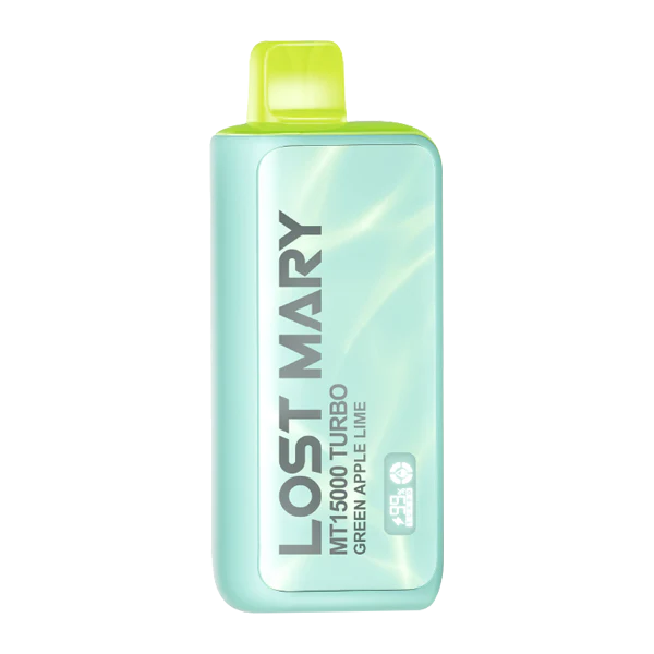 Green Apple Lime Lost Mary MT15000 Turbo - Black Coral